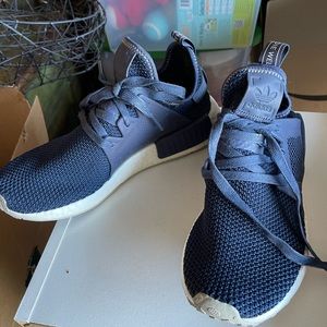 Navy adidas tennis shoes. Size 7.5